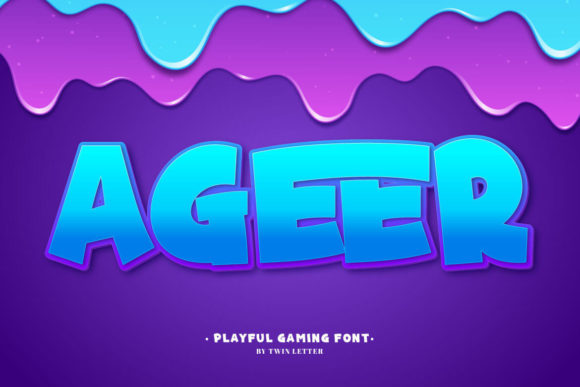 Ageer: A Playful Display Font for Editorial Design