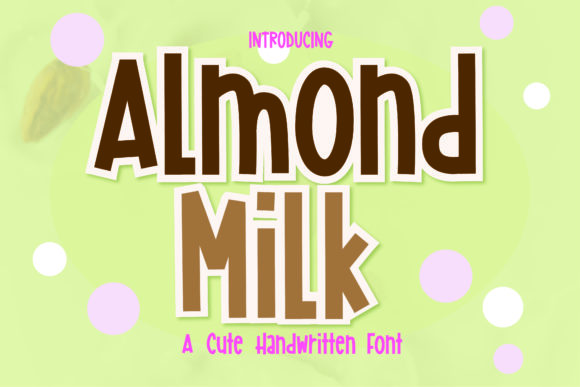 Almond Milk Free Download: A Cute Display Font Review