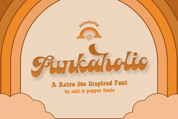 Funkaholic: The Bold Retro Display Font for Makers