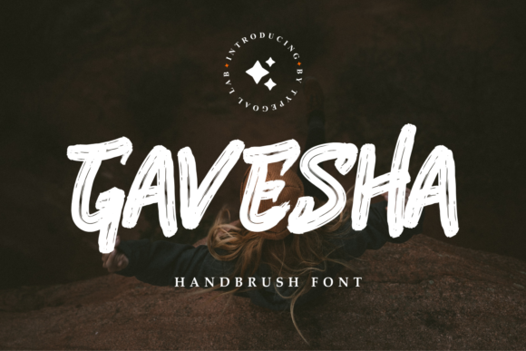 Gavesha: A Brushed Display Font for Editorial Design