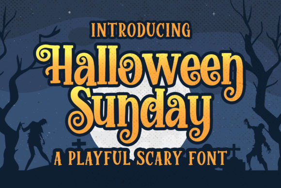 Halloween Sunday: A Spooky Display Font for Creative Branding