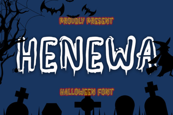Henewa: A Bold Display Font for Digital Horror Projects