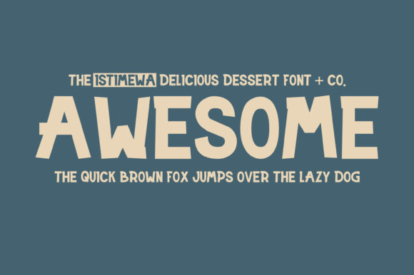 Istimewa: A Bold Display Font for Editorial Design