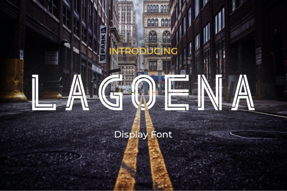 Lagoena: A Modern Display Font That Makes Small Brands Feel Big