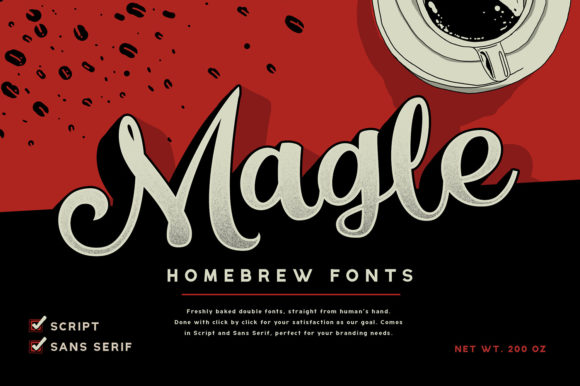Magle: A Chic Duo Display Font for Editorial Design