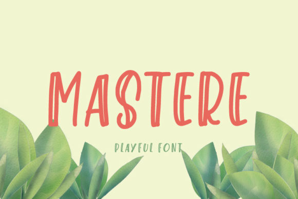 Mastere Display Font: Playful Charm for Makers