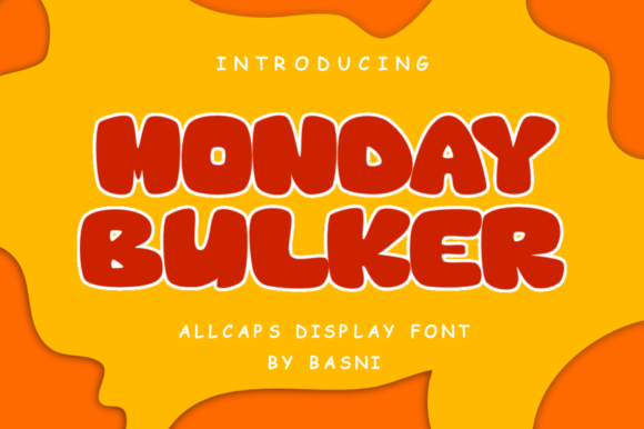 Monday Bulkers: A Fun and Bold Display Font for Creative Projects