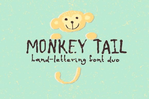 Monkey Tail Font: A Playful Display Typeface for Web Creators