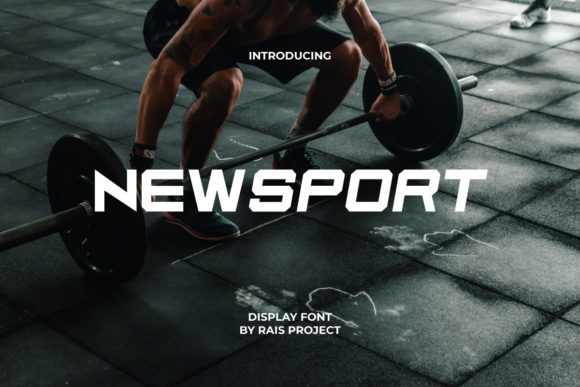 Newsport: A Bold Display Font for Modern Business Branding