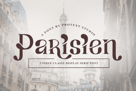 Parisien: A Modern Display Font for Polished Branding