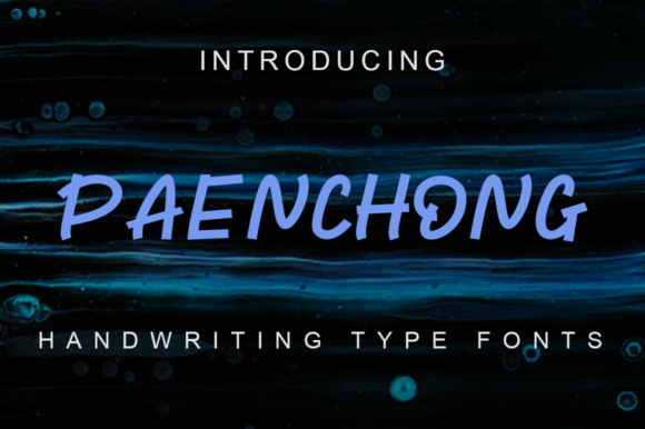 Penchong: A Bold Display Font for Modern Branding