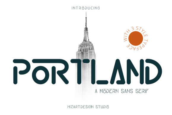 Portland: A Modern Display Font for Elegant Craft Projects