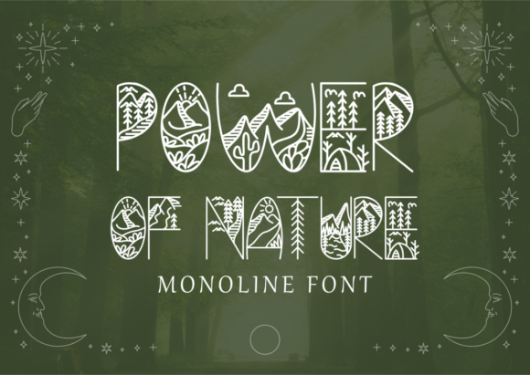 Power of Nature Display Font for Handmade Shops and Creatives