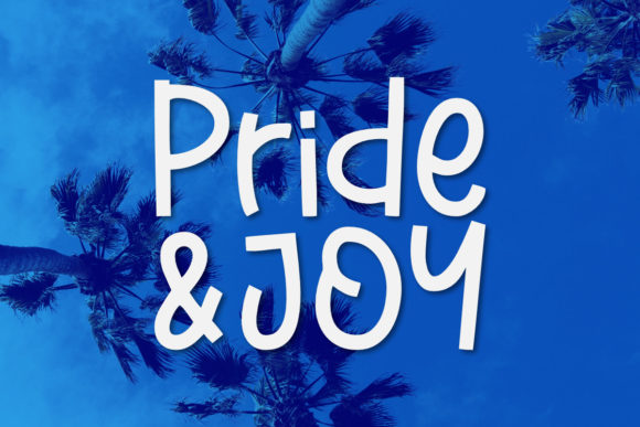 Pride and Joy: A Cool and Fun Display Font for Creative Campaigns