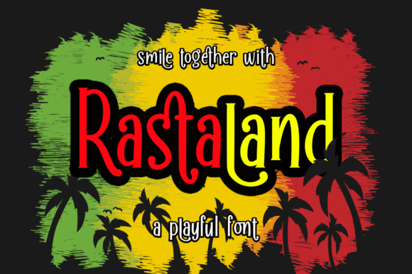 Rastaland Font: A Crafty Playful Display Typeface for Digital Projects