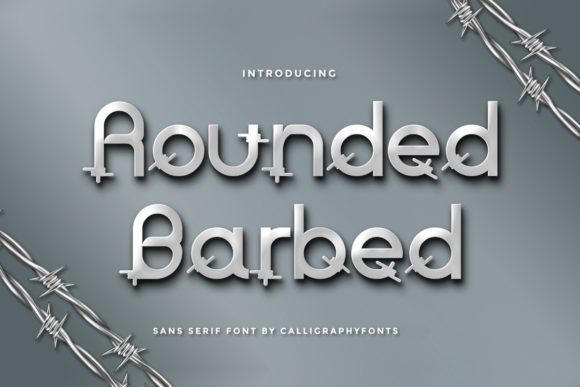 Rounded Barbed Font for Modern Business Branding