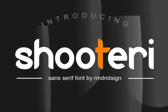 Shooteri: A Modern Display Font for Distinctive Branding