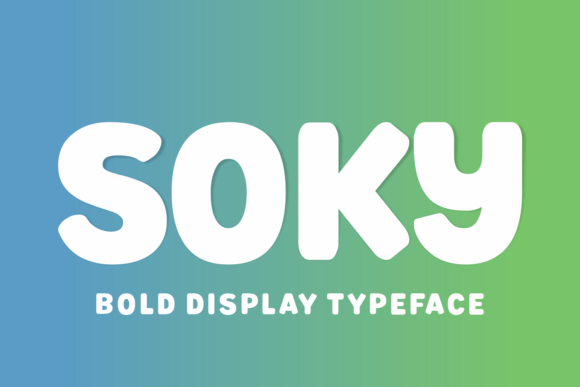 Soky: A Bold Display Font for Creative Makers