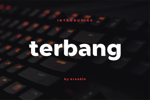 Terbang Font: A Cool, Bold Display Typeface for Publishing