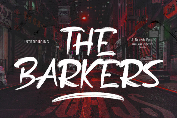 The Barkers Font: Street Art Energy for Editorial Layouts