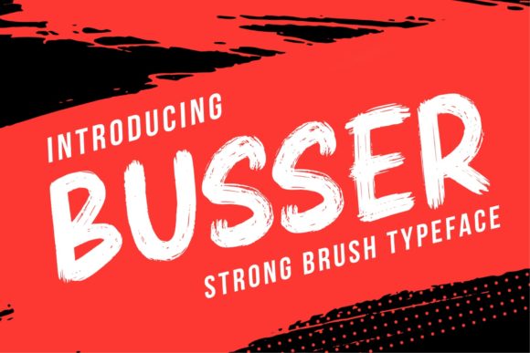 The Busser Font: A Bold Editorial Statement