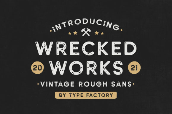The Wrecked Works Display Font: Your Tool for Visual Impact