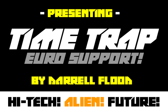 Time Trap: A Bold Display Font for Editorial Impact
