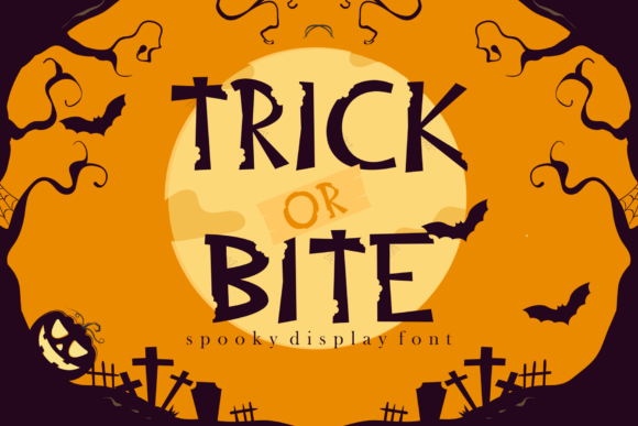 Trick or Bite: A Spooky Display Font That Delivers