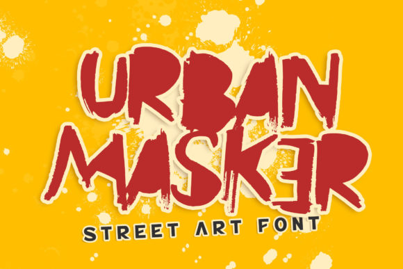 Urban Masker Graffiti Display Font for Bold Brands